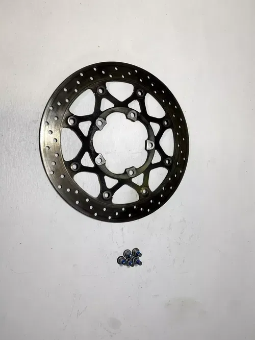 2007 Suzuki GSXR750 Front Brake Rotor 59210-41G21 OEM Disc Steel Bolts GSX R750