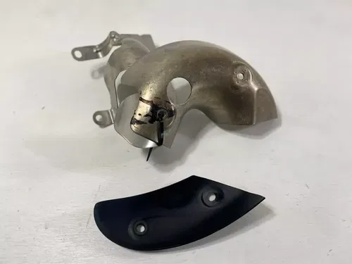 2012 Ducati Diavel Heat Shields Exhaust Pipe Set OEM Cover Guards Protectors