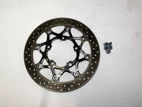 2007 Suzuki GSXR750 Front Brake Rotor OEM 59210-41G20 Bolts Disc Steel GSXR 750