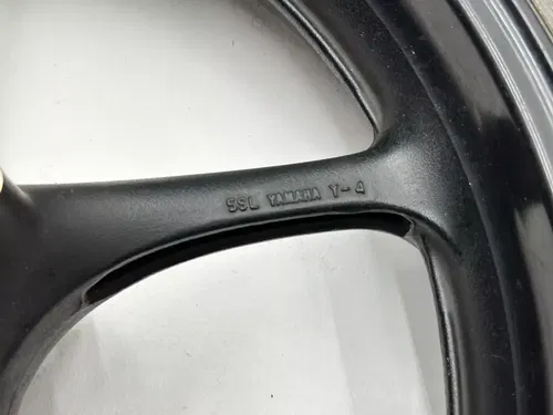 2009 Yamaha YZFR6 Front Wheel Rim Tire 5SL-25168-00-2X OEM Black YZF R6