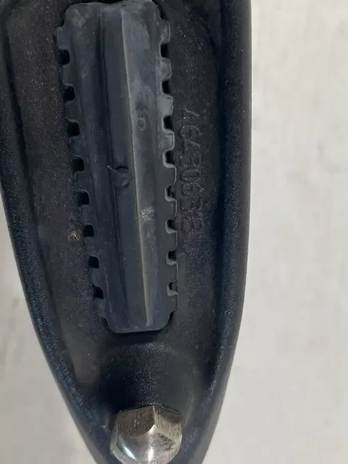 2012 Ducati Diavel Footpeg Holder Plate OEM Front Left Foot Peg Driver Footrest