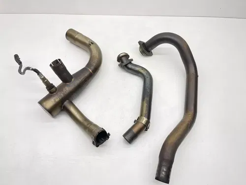 2009 Aprilia Mana 850 Exhaust Header Manifold Head Pipes Stock Muffler Assembly