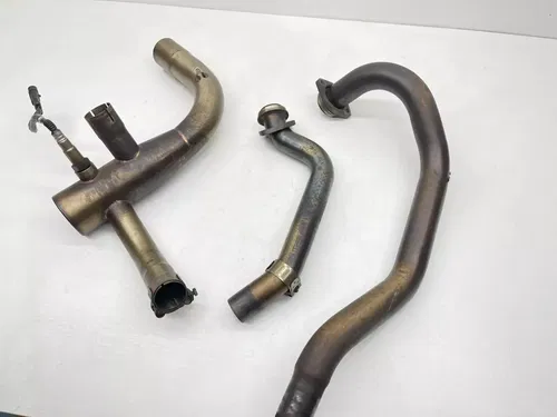 2009 Aprilia Mana 850 Exhaust Header Manifold Head Pipes Stock Muffler Assembly