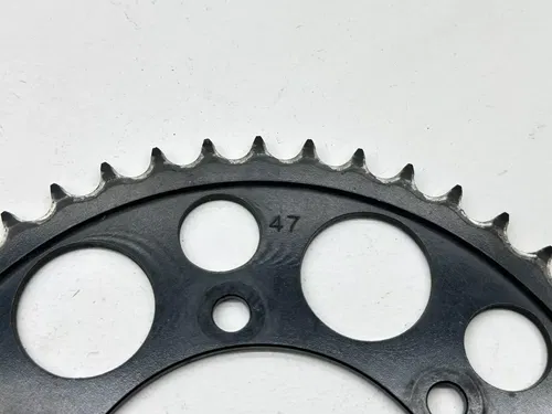 2014 Yamaha R6 Motorcycle Rear Wheel Sprocket Black Steel OEM YZFR6 YZF R6