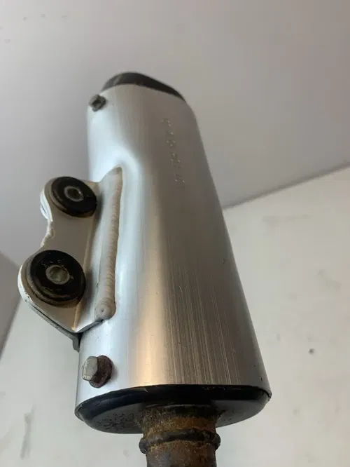 2008 KX65 OEM EXHAUST PIPE SILENCER MUFFLER KAWASAKI RM KX 65 DAMAGED 02-22
