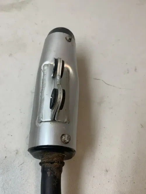 2008 KX65 OEM EXHAUST PIPE SILENCER MUFFLER KAWASAKI RM KX 65 DAMAGED 02-22