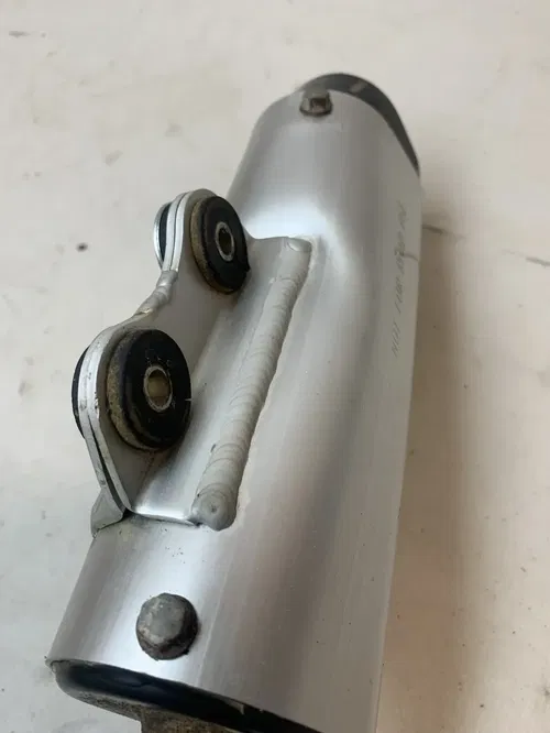 2008 KX65 OEM EXHAUST PIPE SILENCER MUFFLER KAWASAKI RM KX 65 DAMAGED 02-22