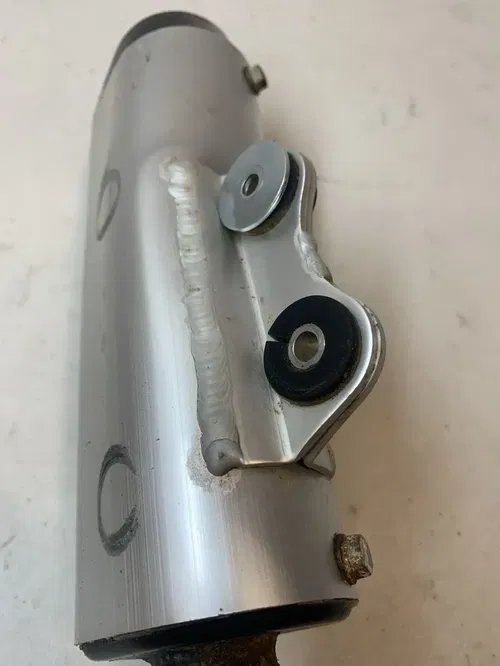 2008 KX65 OEM EXHAUST PIPE SILENCER MUFFLER KAWASAKI RM KX 65 DAMAGED 02-22