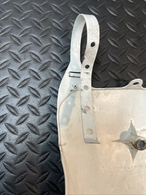 2002 Honda XR70R OEM White Front Plate Number Plastic Fairing