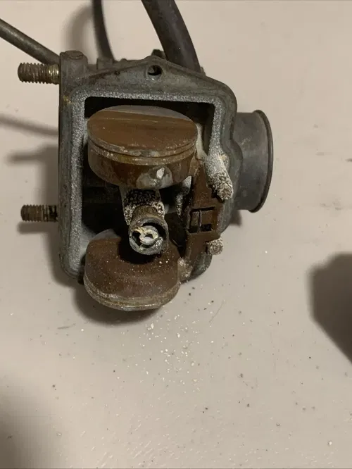 1982 XR80 OEM Keihin Carburetor Complete With Throttle Cable original Carburetor