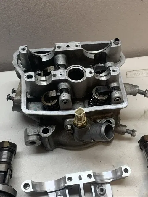 19-23 KX450f OEM Cylinder Head Valves Cams Top End DAMAGED FOR PARTS OR REPAIR