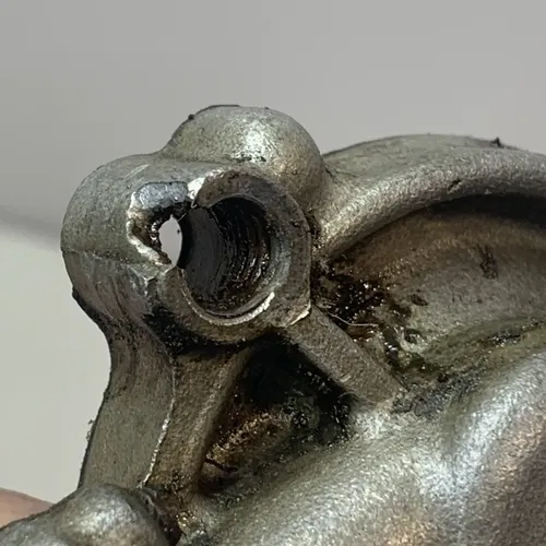 1988 KX250 OEM Water Pump Cover With Elbow For Repair 88-91 Kx250 KX 250 Cover