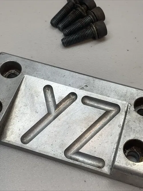 1994 YZ125 Top Triple Tree Bar Mount With Hardware 94 YZ 125 Handle Bar Mount YZ