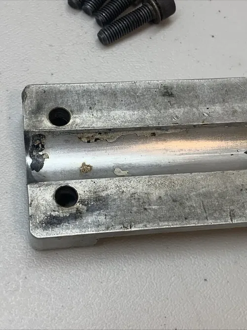 1994 YZ125 Top Triple Tree Bar Mount With Hardware 94 YZ 125 Handle Bar Mount YZ