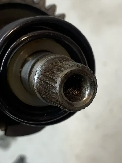 2008 Kawasaki KX65 OEM Kick Start Shaft Kicker Gear Spring Kick Starter ASSY. 08