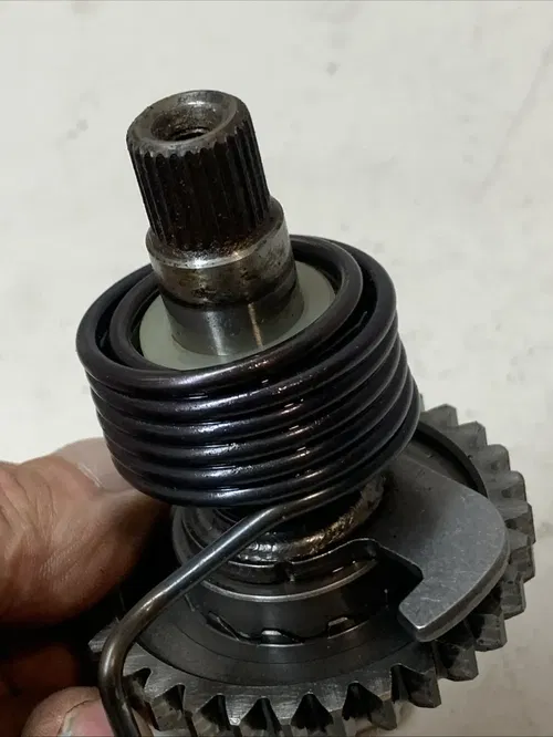 2008 Kawasaki KX65 OEM Kick Start Shaft Kicker Gear Spring Kick Starter ASSY. 08