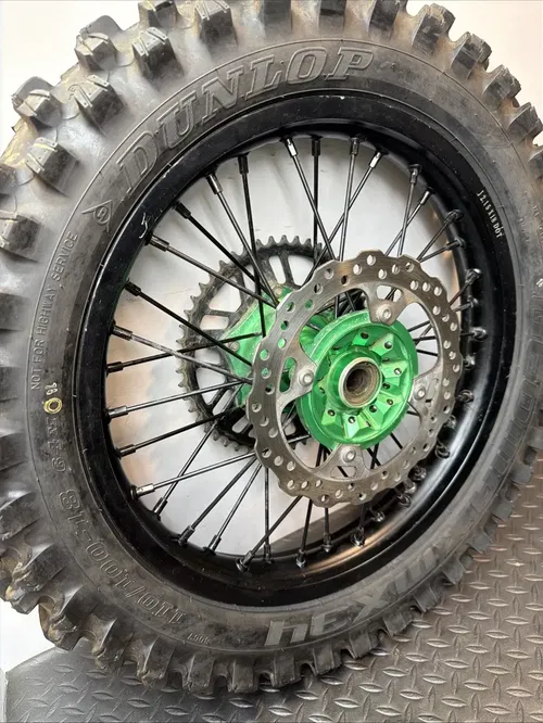 2010 KX250 18" Rear Wheel Rim Hub Tire 06-18 KX250 06-13 KX450 19-24 Back Wheel