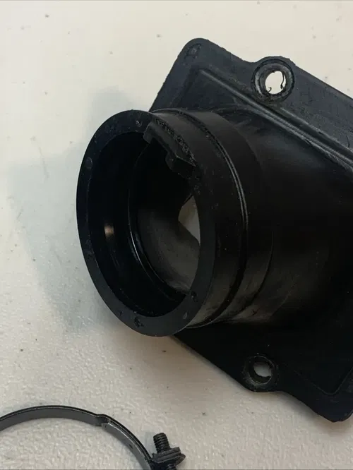 1988 KX250 OEM Intake Manifold With Reed Cage And Reeds Intake Clamp 88-93 kx250