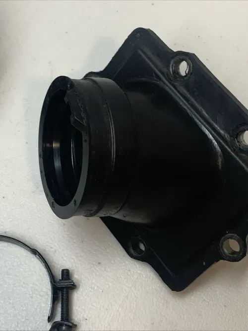 1988 KX250 OEM Intake Manifold With Reed Cage And Reeds Intake Clamp 88-93 kx250