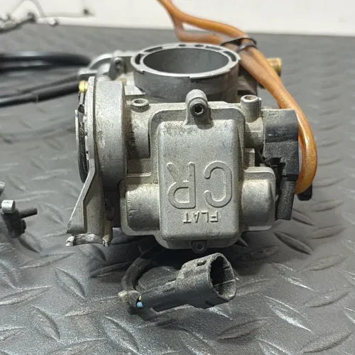 2000 KTM 520 EXC OEM Carburetor With Throttle Cables FOR PARTS OR REPAIR 00-02