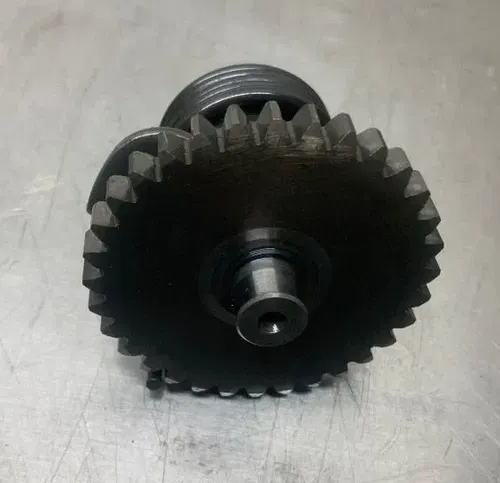 02-23 KX65 OEM Kickstarter Gear Assembly Gear Shaft Spring Hardware Kicker Gear