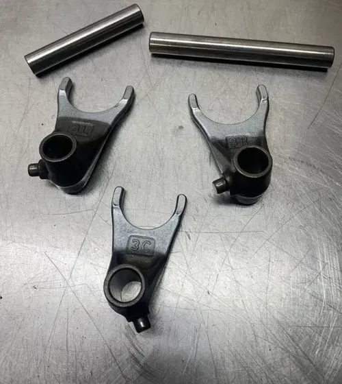 2013 CRF150r OEM Transmission Shift Forks And Shaft Shifter Forks Crf 150r 07-23