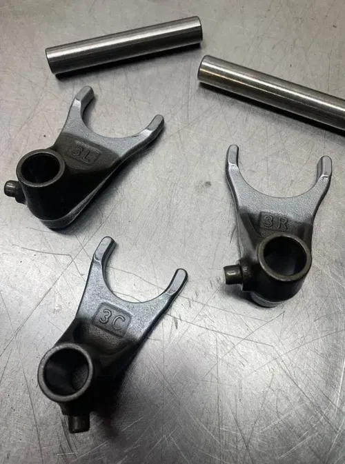 2013 CRF150r OEM Transmission Shift Forks And Shaft Shifter Forks Crf 150r 07-23