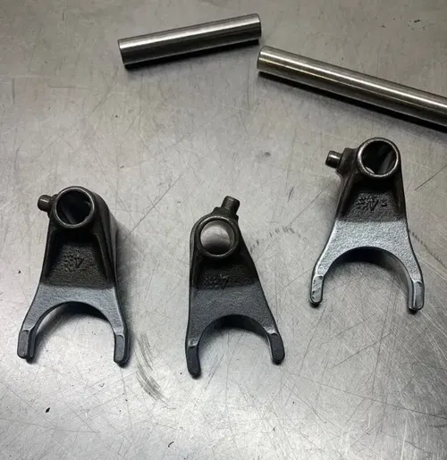 2013 CRF150r OEM Transmission Shift Forks And Shaft Shifter Forks Crf 150r 07-23