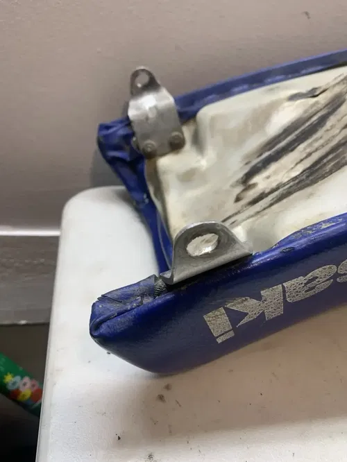 1989 KDX200 Complete OEM Seat KDX 200 Seat Saddle Foam Cover Pan kdx200 Seat