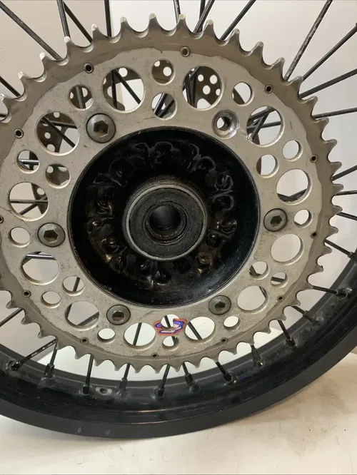 2004 YZ450F OEM Rear Wheel Back Wheel Rim Sprocket Rotor Hub LOOSE SPOKES YZ 450