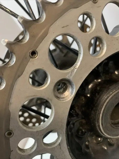2004 YZ450F OEM Rear Wheel Back Wheel Rim Sprocket Rotor Hub LOOSE SPOKES YZ 450