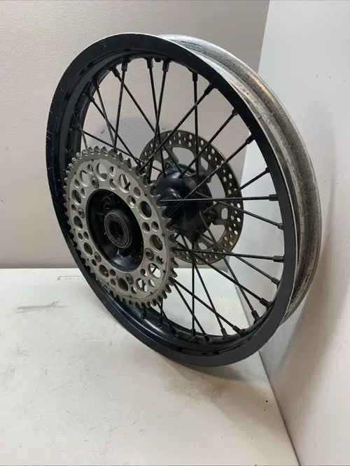 2004 YZ450F OEM Rear Wheel Back Wheel Rim Sprocket Rotor Hub LOOSE SPOKES YZ 450