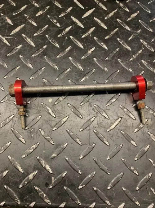 2006 CRF80F OEM Rear Axle With Chain Tensioner Blocks 85-03 XR80 04-13 Crf80f