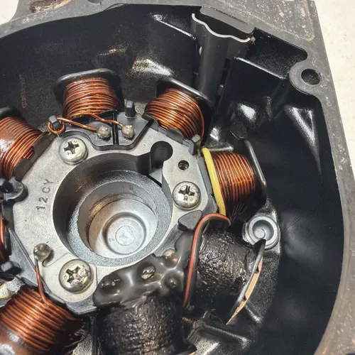 1984 Honda XL250R OEM Stator & Cover Left Side Stator Cover And Generator GOOD!