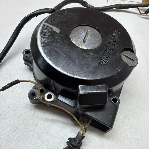 1984 Honda XL250R OEM Stator & Cover Left Side Stator Cover And Generator GOOD!