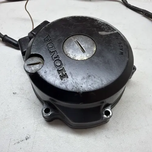 1984 Honda XL250R OEM Stator & Cover Left Side Stator Cover And Generator GOOD!