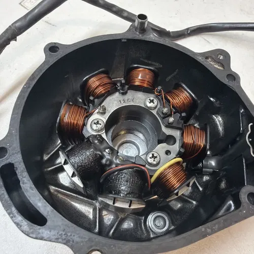 1984 Honda XL250R OEM Stator & Cover Left Side Stator Cover And Generator GOOD!