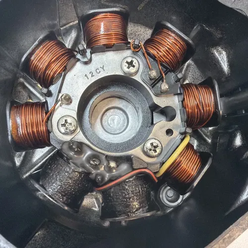 1984 Honda XL250R OEM Stator & Cover Left Side Stator Cover And Generator GOOD!