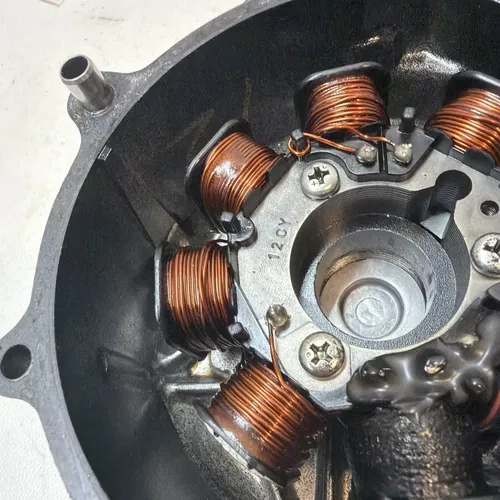 1984 Honda XL250R OEM Stator & Cover Left Side Stator Cover And Generator GOOD!