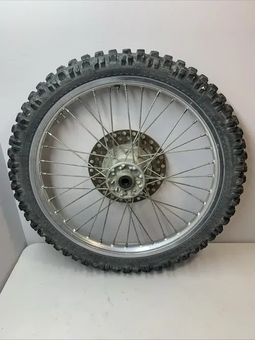 1988 KX250 OEM Complete Front Wheel Rim Rotor Hub Tire KX 250 kx250 Front Wheel