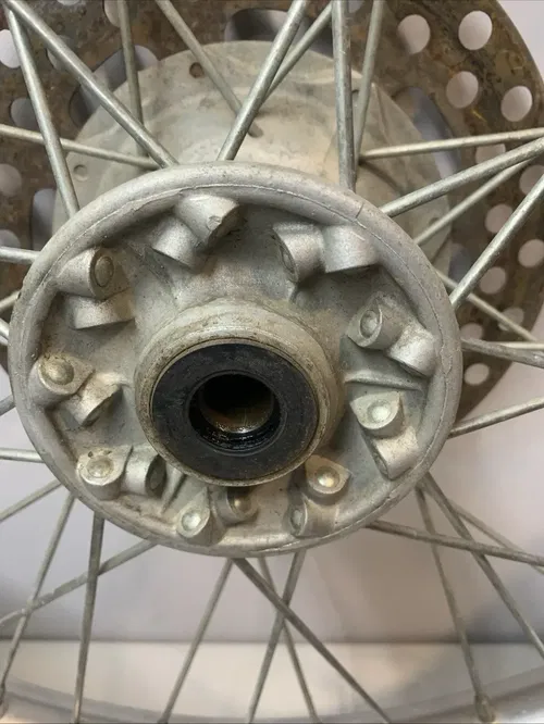 1988 KX250 OEM Complete Front Wheel Rim Rotor Hub Tire KX 250 kx250 Front Wheel