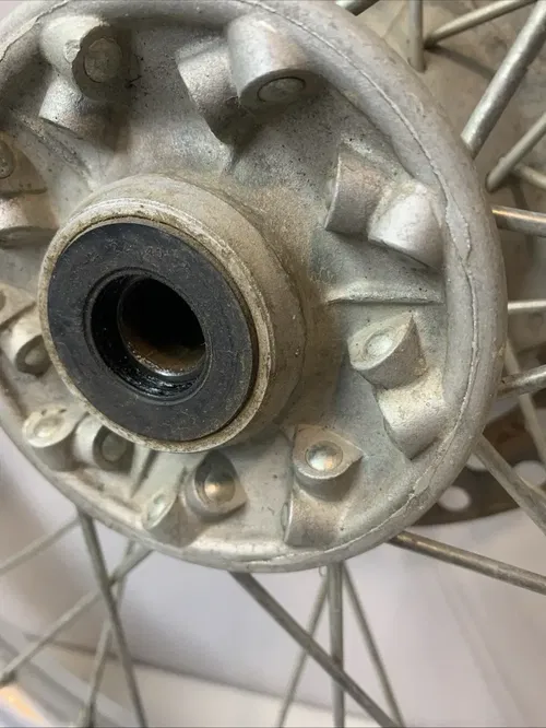 1988 KX250 OEM Complete Front Wheel Rim Rotor Hub Tire KX 250 kx250 Front Wheel