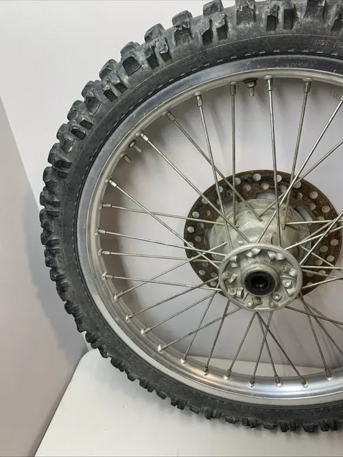 1988 KX250 OEM Complete Front Wheel Rim Rotor Hub Tire KX 250 kx250 Front Wheel