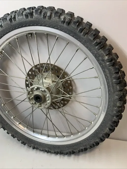 1988 KX250 OEM Complete Front Wheel Rim Rotor Hub Tire KX 250 kx250 Front Wheel