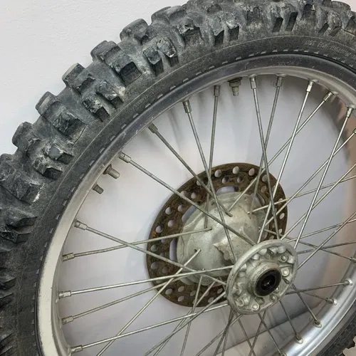 1988 KX250 OEM Complete Front Wheel Rim Rotor Hub Tire KX 250 kx250 Front Wheel