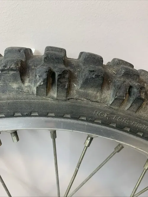 1988 KX250 OEM Complete Front Wheel Rim Rotor Hub Tire KX 250 kx250 Front Wheel