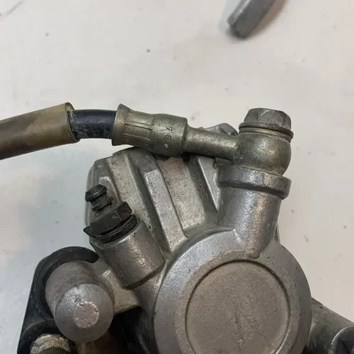 1988 KX250 OEM Front Brake Assembly Caliper Hose Lever Master KX125 KX500 87 88