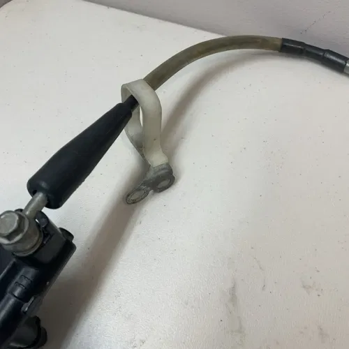 1988 KX250 OEM Front Brake Assembly Caliper Hose Lever Master KX125 KX500 87 88