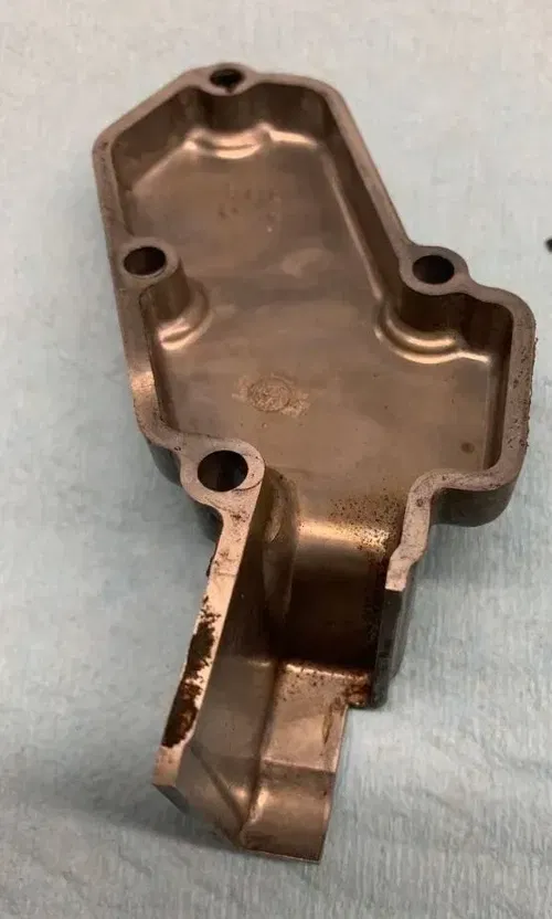 2014 YZ250 OEM Power Valve Linkage Side Cover Govenor Linkage Cover Hardware