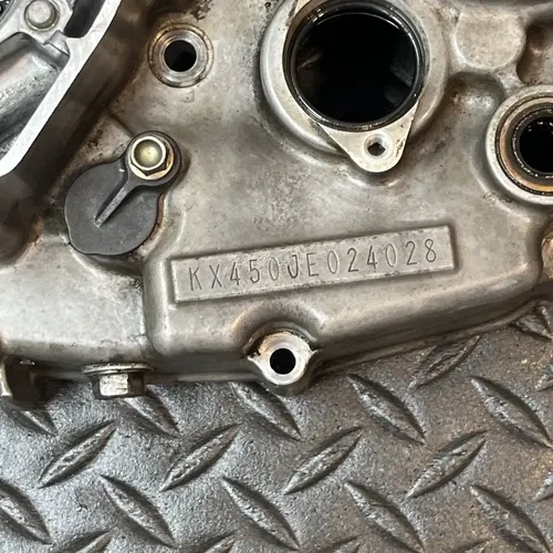 2022 KX450 OEM Left Side Center Crank Case Engine Motor Crank Case Half